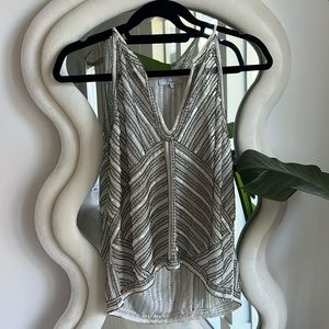 Parker embellished top with fun back